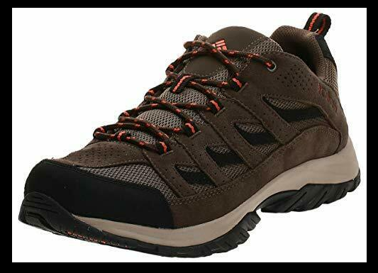 Columbia Men's Brown Crestwood Leather Hiking Shoe Omni-Grip # 13