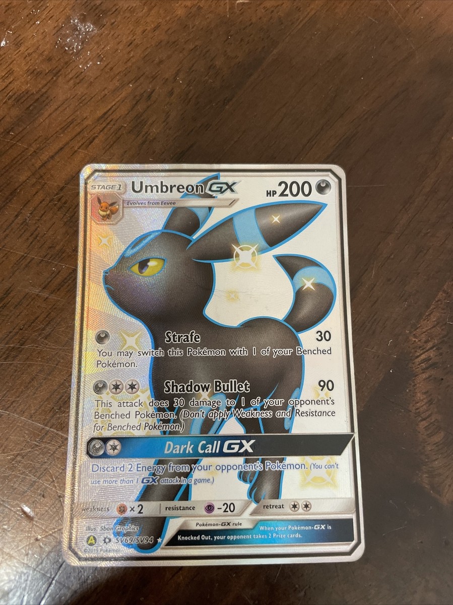 Umbreon PSA 6 EX Mint Umbreon GX Hyper 069/060 Collection Moon Full