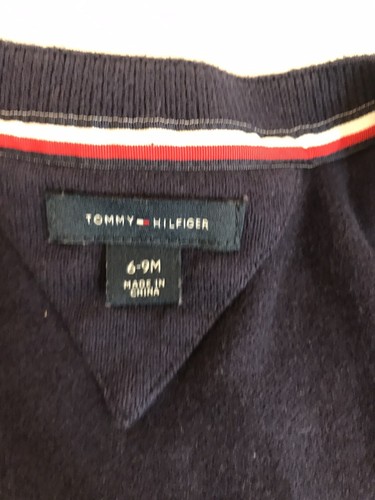 Tommy Hilfiger Strickjacke Mädchen blau 6-9 Monate - Bild 4 von 10