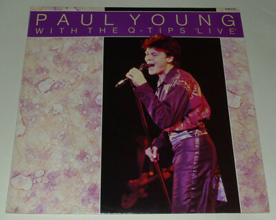 PAUL YOUNG & THE Q-TIPS LP LIVE 1982 EXCL+ UK PRESSING SHM3175