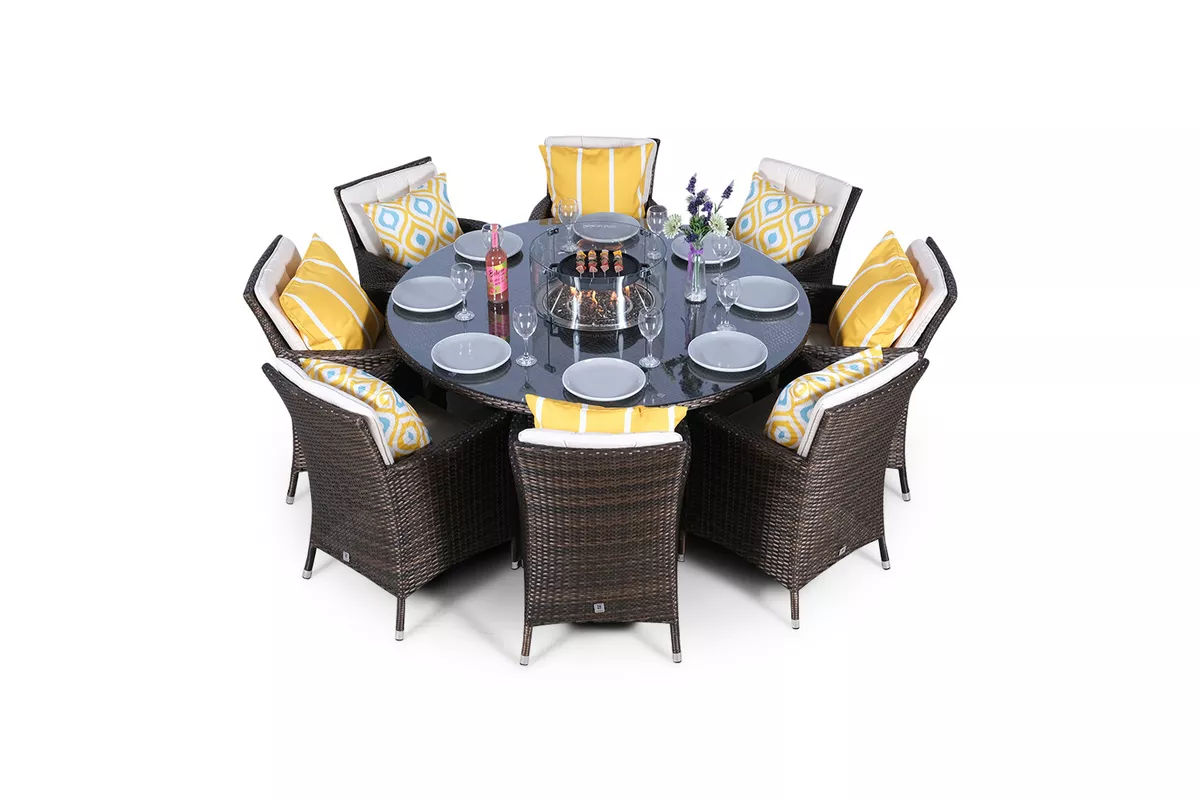 Savannah rattan 2024 dining set
