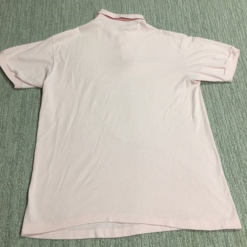 Vintage Anvil Polo Shirt Men's Large Pink Single Stitch Button Made In USA - Picture 8 of 12