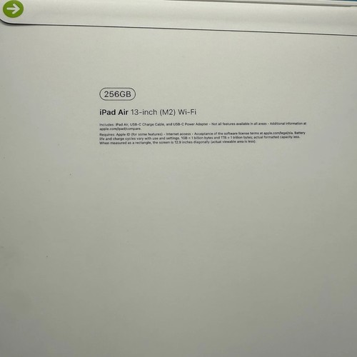 Apple iPad Air 13-inch M2 Chip 256GB Wi-Fi MV2G3LL/A Starlight pass wrap - Picture 2 of 2