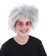 80s Spiky Rock Wig for Men – Punk Rockstar Hair Band Costume Accessory Retro Fan