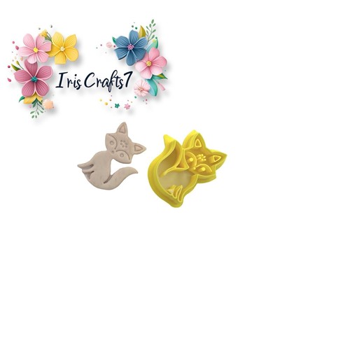 Fox 2 Polymer Clay Cutter - Handmade Earrings - Ceramic Tools - Bild 6 von 6