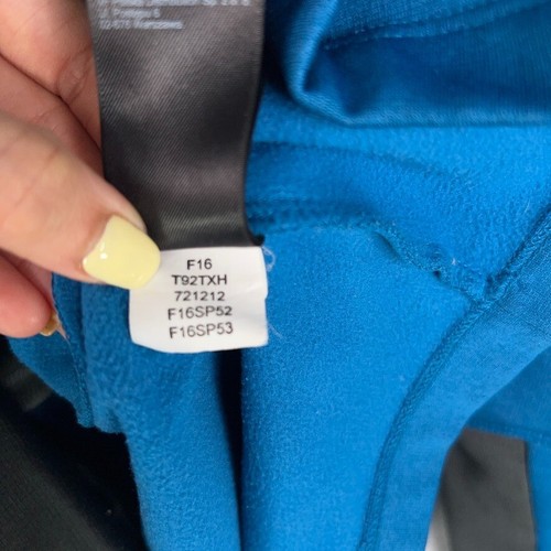 The North Face Sweater Mens XXL Blue Canyonlands Fleece Hoodie Full Zip Jacket - Picture 16 of 17