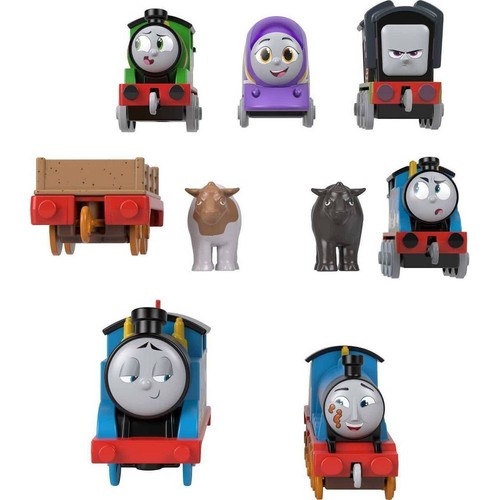 Thomas Friends Farm Engine 9 Pieces Motorized Thomas Cargo Car 5 Die-cast - Picture 3 of 6