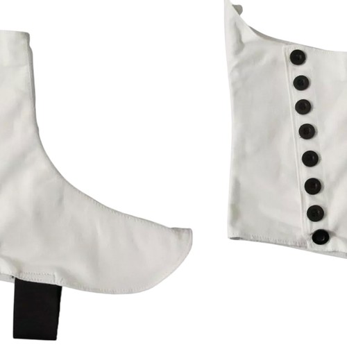 Spats blancas con botones negros - Polainas Highland Dress Pipe Band - Imagen 3 de 3
