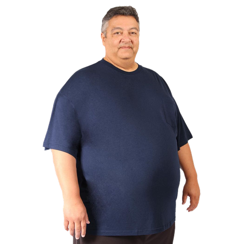 Herren Rundhalsausschnitt Bambus Viskose T-Shirts Big Boy Bambus Größen S-8XL - Bild 16 von 65