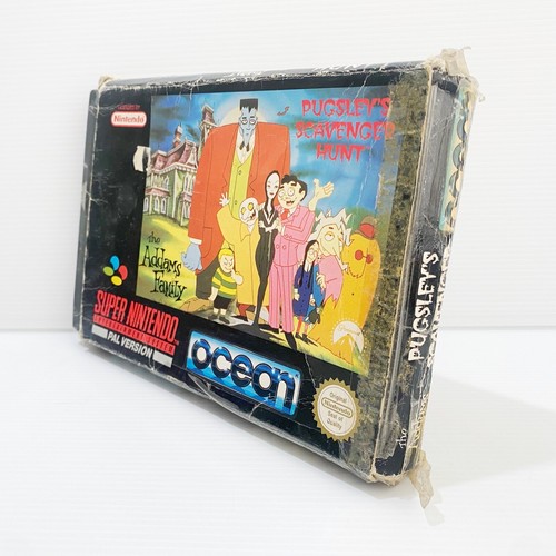 The Addams Family: Pugsley’s Scavenger Hunt + Box, Insert - SNES - Tested - Picture 4 of 9