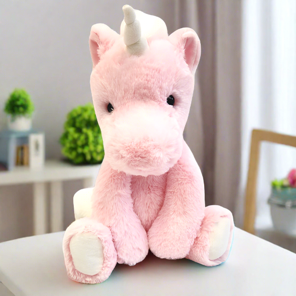 World s Softest Plush 40cm Nina the Pink Unicorn