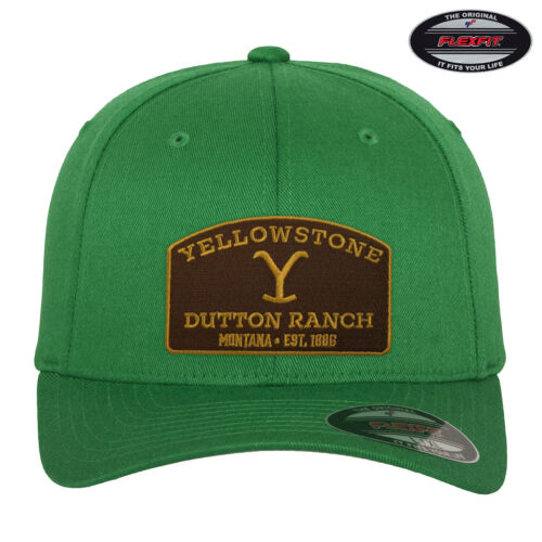 Cappellino da baseball Yellowstone Flexfit con licenza ufficiale - Foto 4 di 6