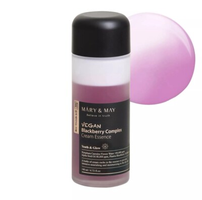 Mary & May Vegan Blackberry Complex Cream Essence 4.73 fl oz Hydrates and Plumps