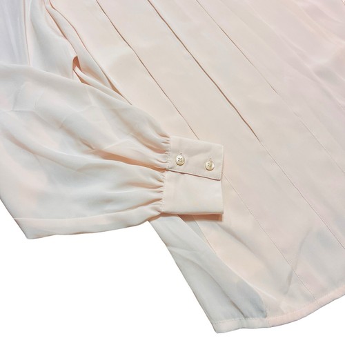 Blusa La Chine Clásica Galinda Wang Rosa Encaje Cuello Alto Talla 8 Manga Larga - Imagen 2 de 15
