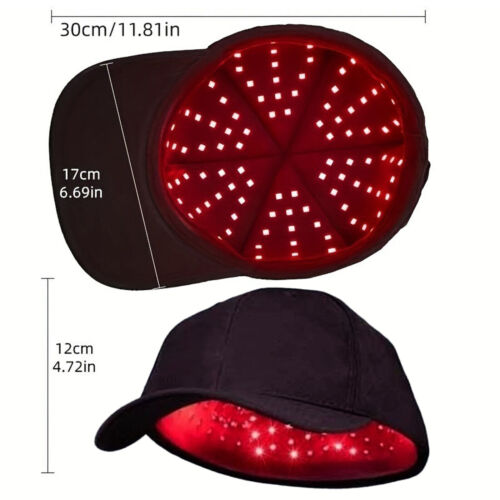 Red Light Therapy Hat 650nm&850nm Hair Loss Treatment Cap Hair Growth Regrowth - Picture 4 of 13
