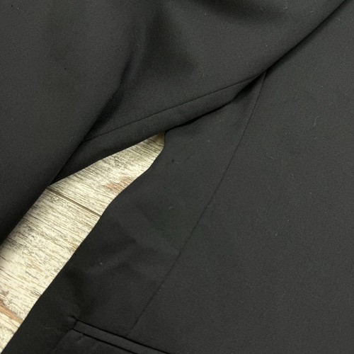 ZILLI Black Sport Coat Blazer Super 140's Wool Silk Lining Size 58 - Picture 8 of 11
