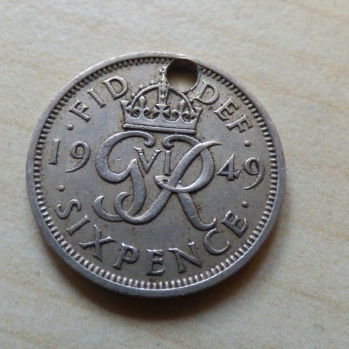 George VI Sixpence 6D Silber/ Cupro-Nickel Münzen Wählen Sie Ihr Datum 1937-1952 - Bild 191 von 273