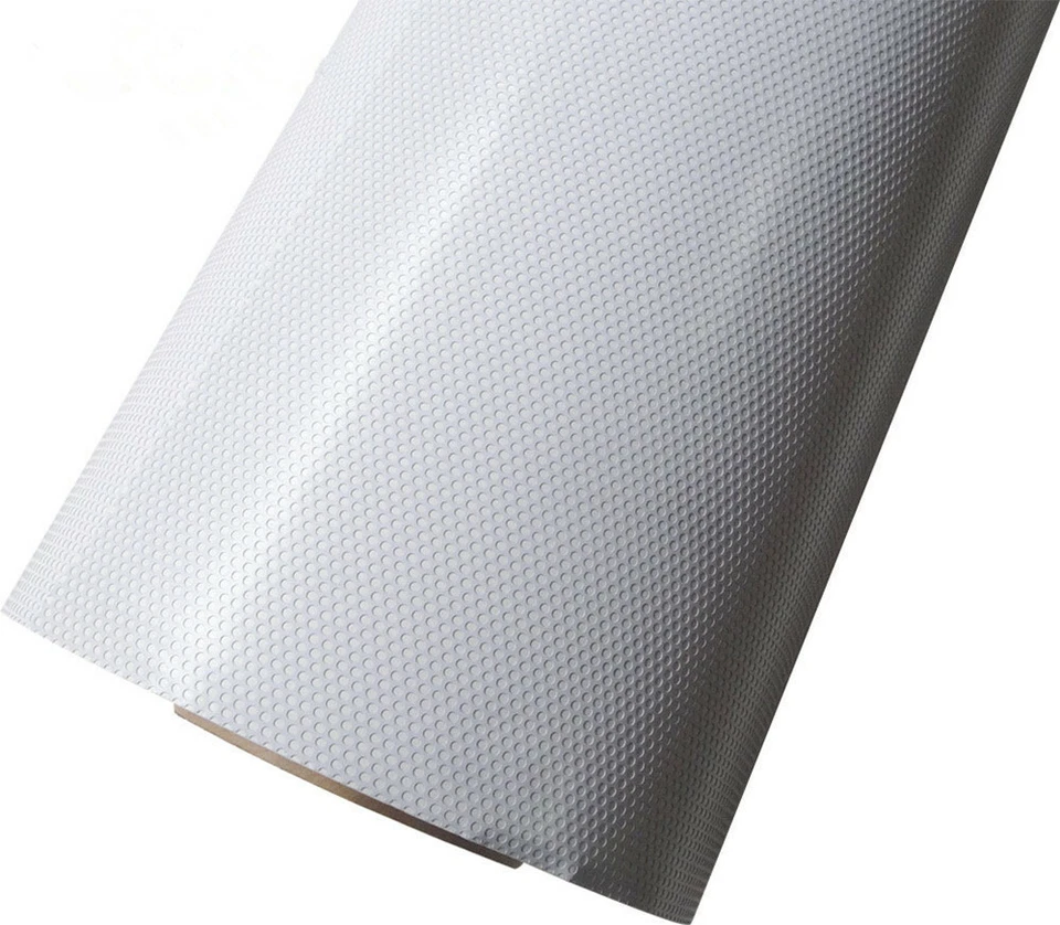 Película de ventana perforada blanca/negra visión unidireccional faros de automóvil envoltura decoración tinte Foto 2 de 4