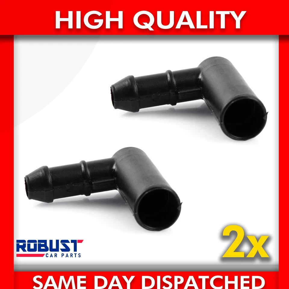 2X WINDSCREEN WASHER HOSE CONNECTOR FOR VAUXHALL ASTRA H 13257350 (2004-2010) - Image 3 of 4
