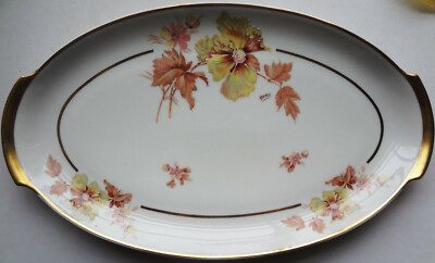 RARE & VHTF c1930 LIMOGES, FRANCE large PAUL PASTAUD 14 1/2'' PLATTER-Artist RAMS