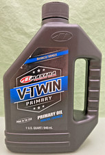 NEW GENUINE MAXIMA 40-04901 V-TWIN PRIMARY OIL MINERAL FORMULA, 1QT/946ML