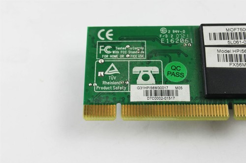 Genuine Acer Aspire Fax Modem High Profile HPI56M3 - Picture 5 of 6