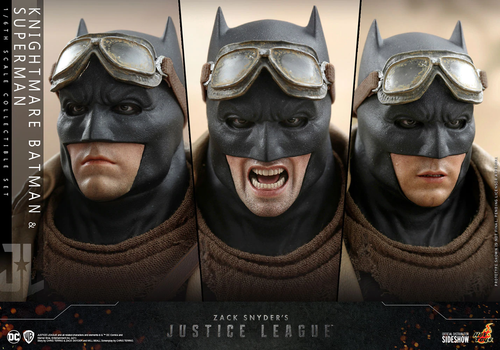HOT TOYS Justice League Knightmare Batman + Superman TMS038 1:6 Figure Set NEW - Picture 8 of 11