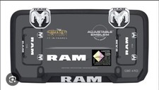Chrome/Black Dodge Ram Metal License Plate Frame Car/Truck Steel Tag Holder Hemi