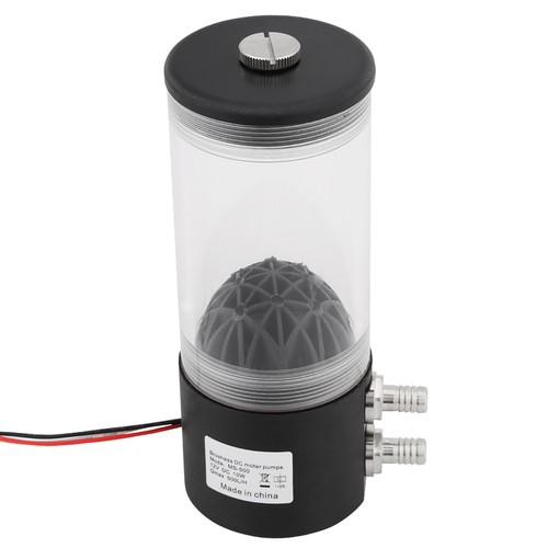 500L/H 10W DC12V CPU CO2 Cooling Water cooler Pump Tank Heat Exchanger - Afbeelding 5 van 12