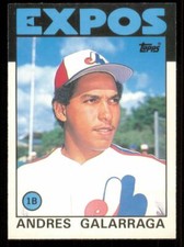 1986 Topps Traded Andres Galarraga Montreal Expos #40T
