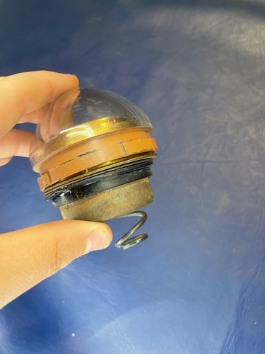 1955 Cadillac Horn Button Ring Center Globe Emblem DeVille Fleetwood Eldorado - Picture 10 of 11