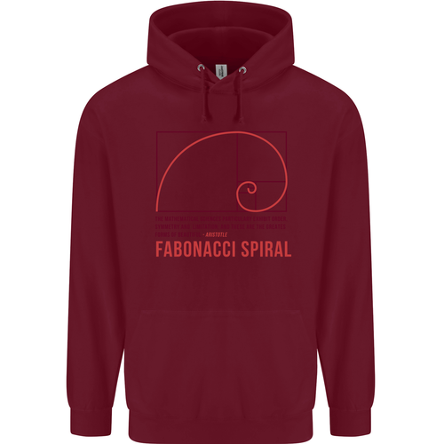 Sudadera con capucha Fibonacci espiral matemáticas ciencias matemáticas ciencias para hombre 80% algodón - Imagen 63 de 108