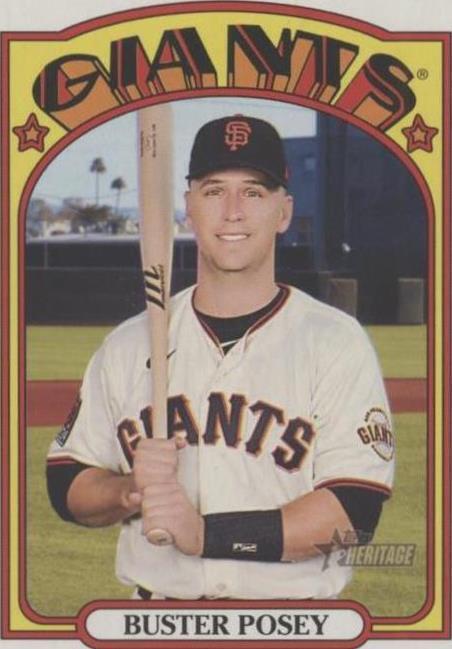 2021 Topps Heritage High Number - Buster Posey #556 - 1 of 1