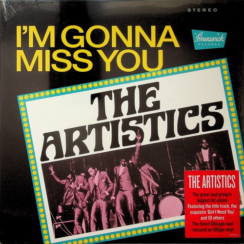 The Artistics – I'm Gonna Miss You LP (NEW** 2019 Vinyl) 1967 Girl I Need You - Picture 1 of 4
