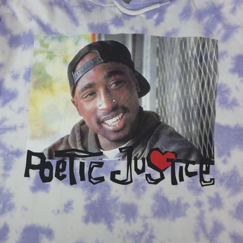 Poetic Justice Tupac Movie Hoodie Men Size Large Tye Dye  - Picture 3 of 8