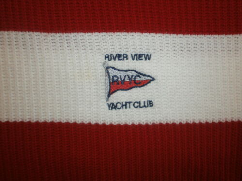 PULL RVYC RIVER VIEW YACHT CLUB bande brodé drapeau logo 2024 régate nautique