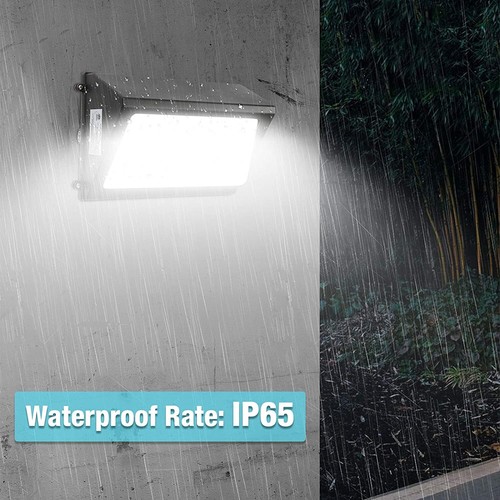 60W LED Wall Pack Light Dusk-to-Dawn 7200LM 5000K Commercial Lighting IP65 DLC - Picture 5 of 11