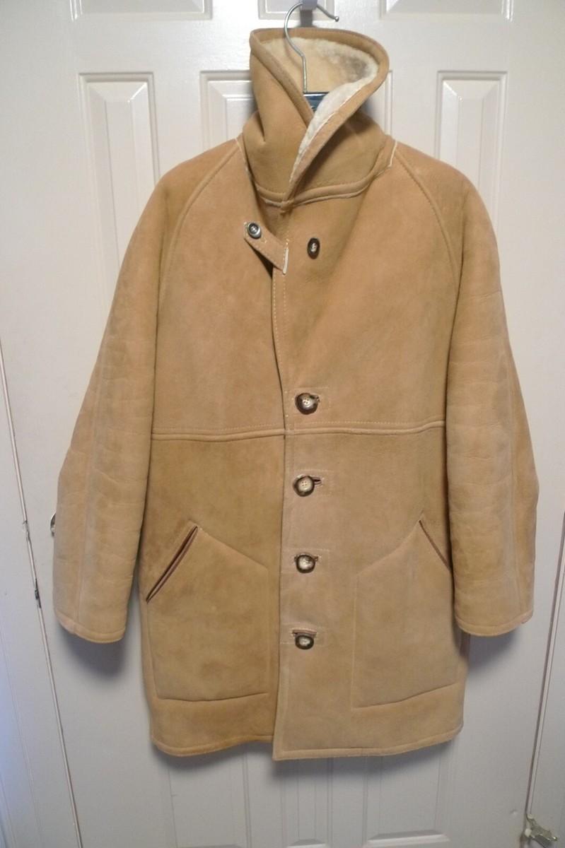 FRENCH CREEK SHEEP & WOOL CO.- MEN'S SHEARLING JACKET - MADE FRENCH CREEK SHEEP & WOOL CO.- MEN'S SHEARLING JACKET - MADE