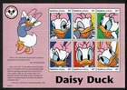 Maldives 1998 - Disney - Daisy Duck - Sheet of 6 Stamps - Scott #2354 - MNH