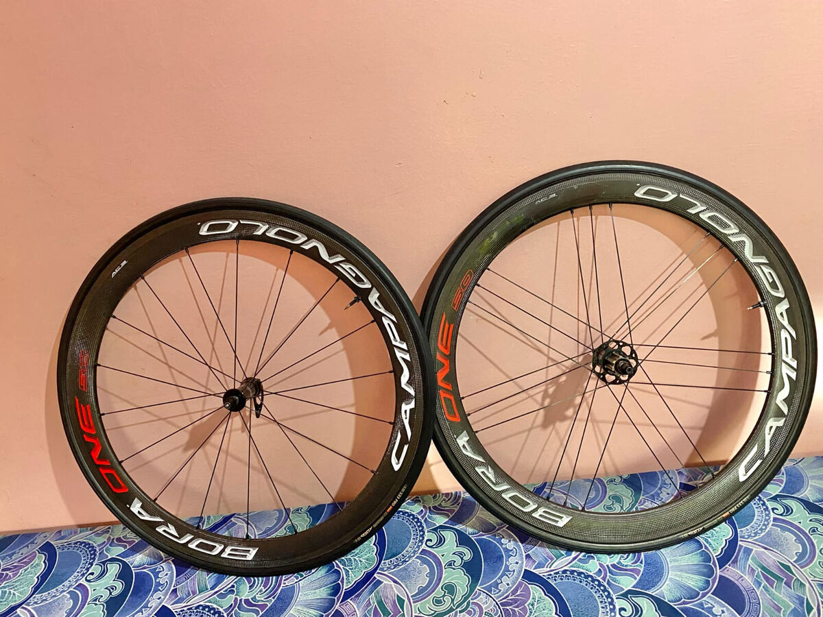 campagnolo bora one 50 ac3 carbon road bike tubular wheelset campagnolo bora one 50 ac3 carbon road bike tubular wheelset