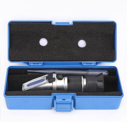Handheld Refractometer Brix Sugar Honey Juice Homebrew Measure Scale 0-90% ATC - Picture 12 of 12