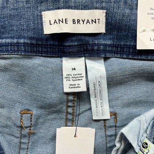 Lane Bryant High-Rise Jegging Crop Jeans Women's Size 14 - Flex Magic Waistband - Picture 11 of 12