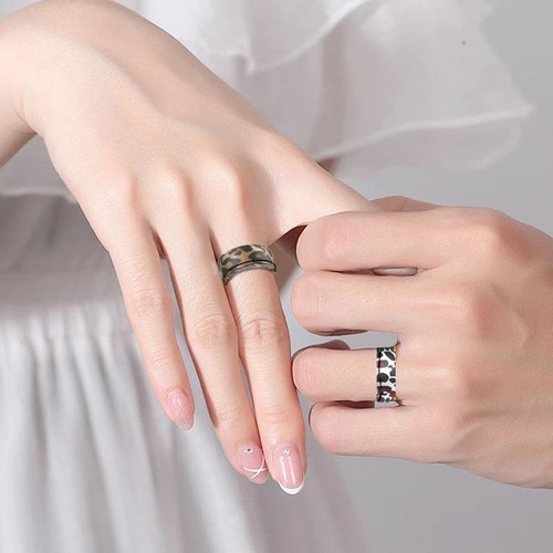 Ring Protector Sleeve Ring Wrapper for Oura Ring Gen3 Printed Silicone Case ∫ \/ - Zdjęcie 4 z 22