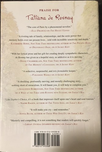 The House I Loved by Tatiana de Rosnay (1st Ed. 2012, Hardcover / Dust Jacket) - Imagen 2 de 3