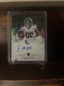 2021 Origins Football Elijah Moore Jets #RA-EM Rookie Auto