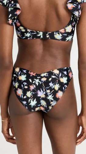 Tanya Taylor Women's Orelia Bikini Bottoms XS NWT 95 Lily Haze Black Multi - Picture 2 of 6