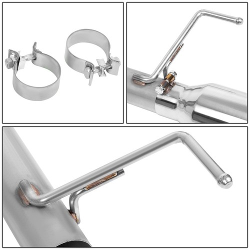 For 15-17 Ford Mustang 5.0L 4" Muffler Tip Race Catback Axle Back Exhaust System - Picture 5 of 7