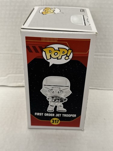 Funko Pop! Vinile: Disney Star Wars: First Order Jet Trooper #317 - NUOVO CON SCATOLA! - Foto 4 di 7