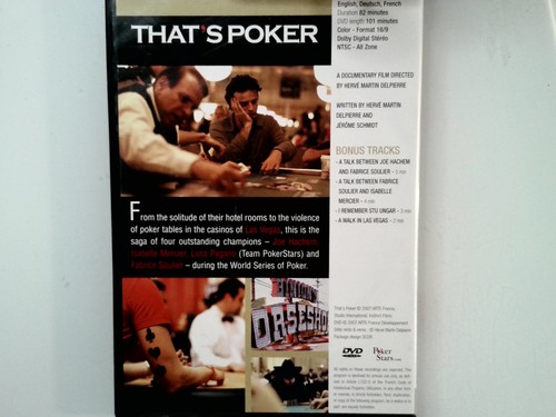 That's Poker DVD 2007 Documentary Joe Hachem Isabelle Mercier - Bild 2 von 2