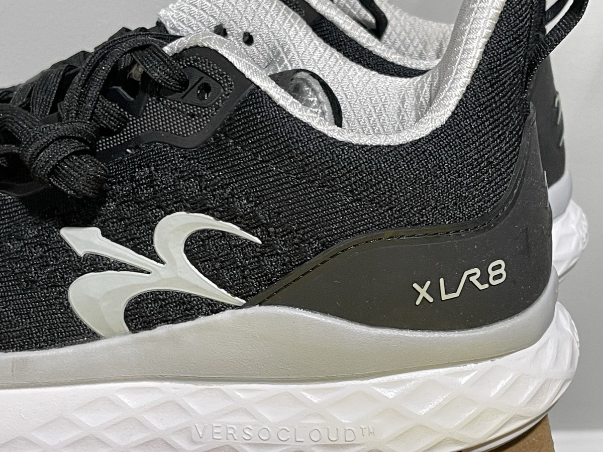 GRAVITY DEFYER XLR8 BLK/ SILVER MENS RUNNING SHOES VERSO 